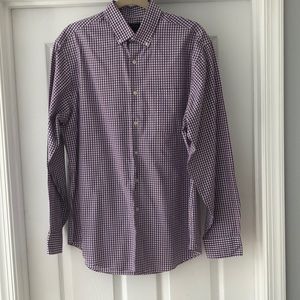 Arrow Long Sleeve Purple Dress Shirt
